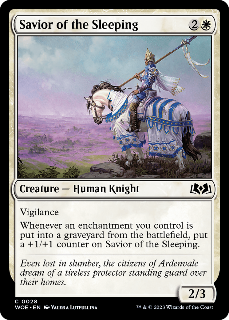 Savior of the Sleeping [Wilds of Eldraine] [Foil]