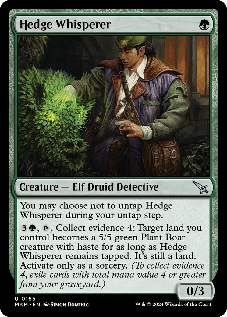 Hedge Whisperer [Murders at Karlov Manor] [Foil]