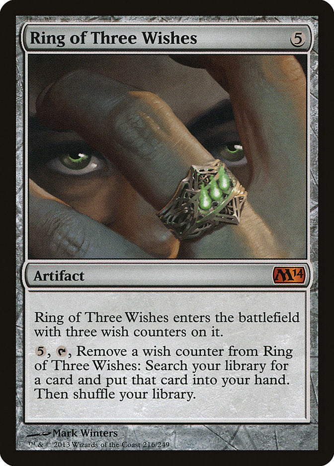 Ring of Three Wishes [Core Set 2014] [Foil]