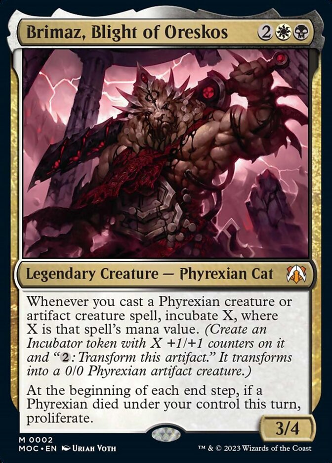 Brimaz, Blight of Oreskos [March of the Machine Commander] [Foil]