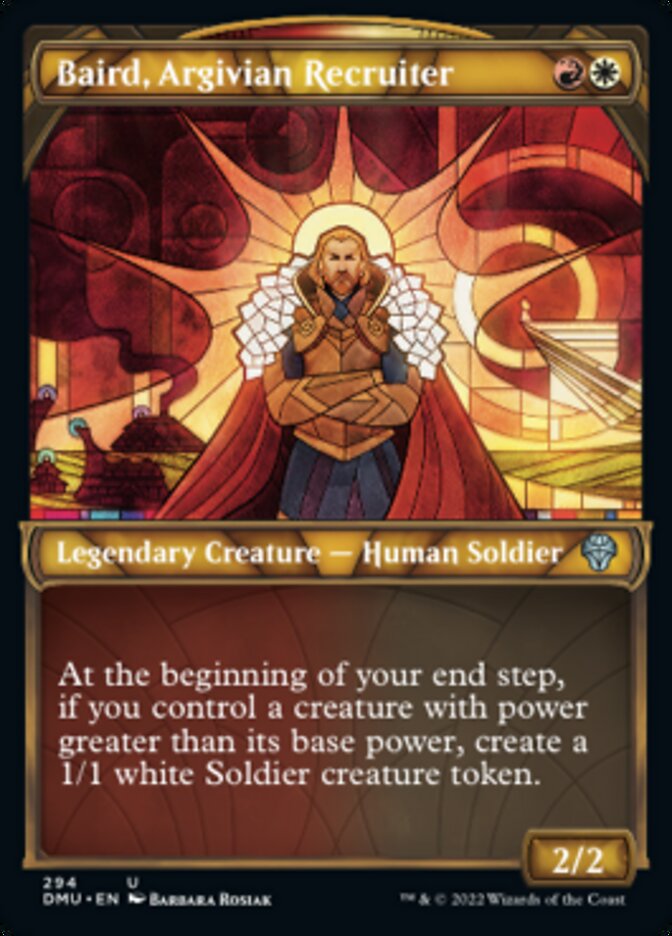 Baird, Argivian Recruiter (Showcase) [Dominaria United] [Foil]