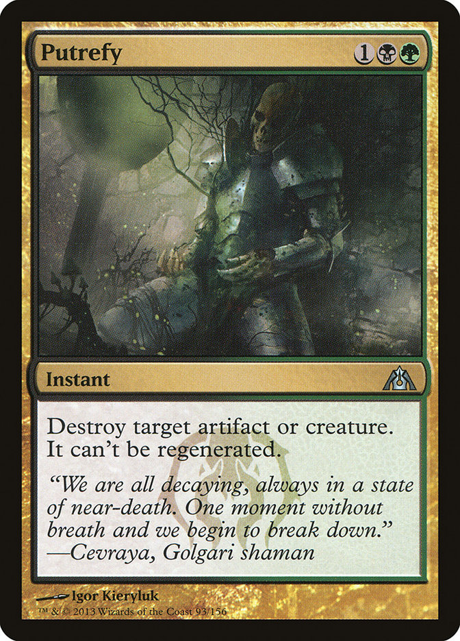 Putrefy [Dragon's Maze] [Foil]