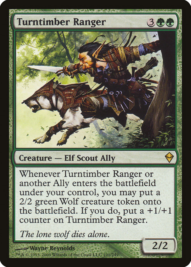 Turntimber Ranger [Zendikar] [Foil]