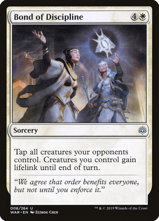 Bond of Discipline [War of the Spark] [Foil]
