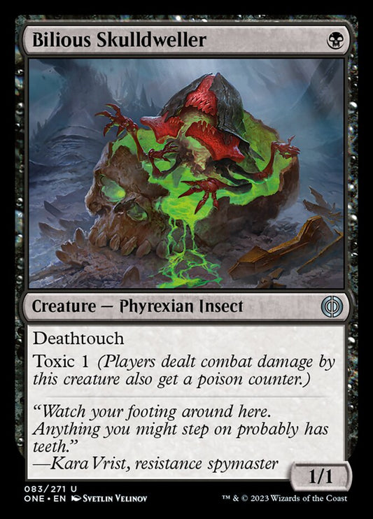 Bilious Skulldweller [Phyrexia: All Will Be One] [Foil]