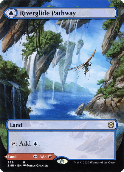 Riverglide Pathway // Lavaglide Pathway (Borderless Alternate Art) [Zendikar Rising] [Foil]