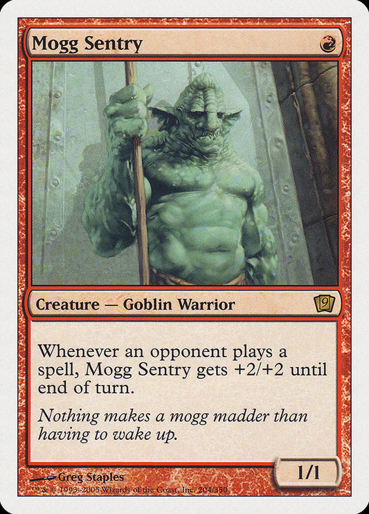 Mogg Sentry [Ninth Edition] [Foil]