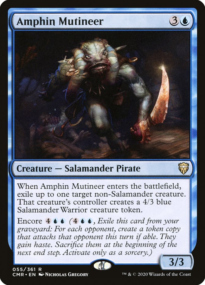 Amphin Mutineer [Commander Legends] [Foil]