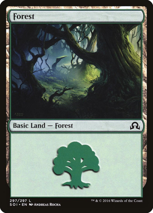 Forest (297) [Shadows over Innistrad] [Foil]