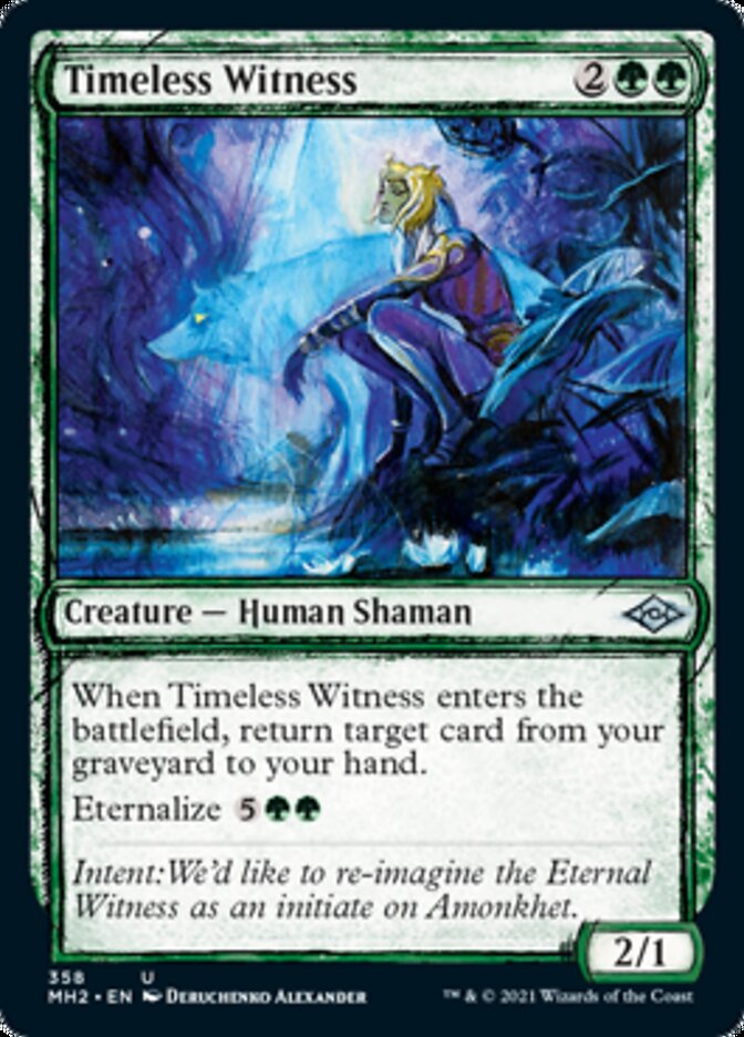 Timeless Witness (Sketch) [Modern Horizons 2] [Foil]