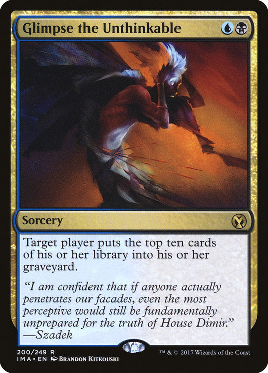 Glimpse the Unthinkable [Iconic Masters] [Foil]