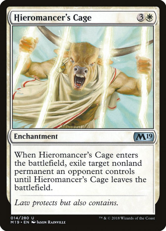 Hieromancer's Cage [Core Set 2019] [Foil]