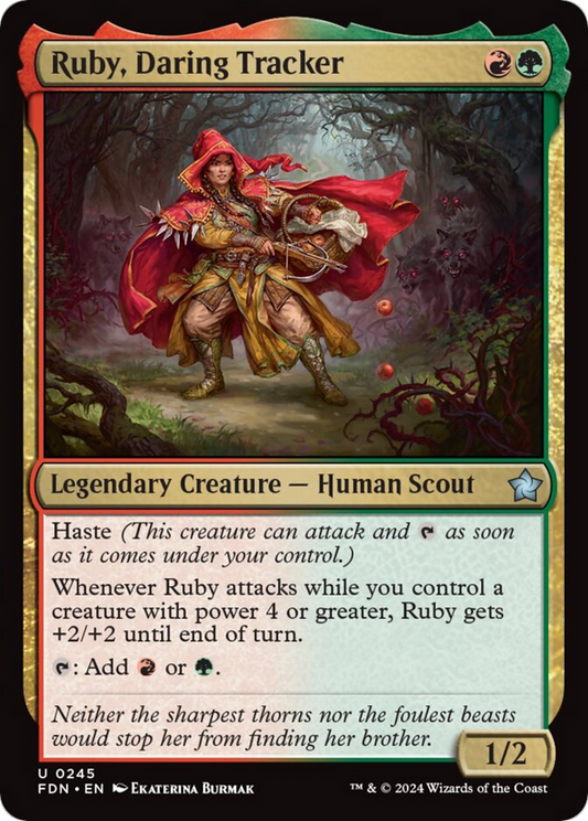 Ruby, Daring Tracker [Foundations] [Foil]