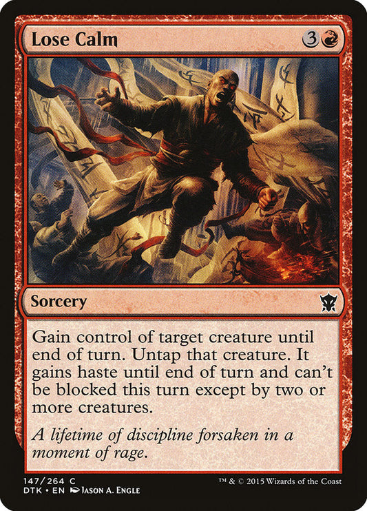 Lose Calm [Dragons of Tarkir] [Foil]