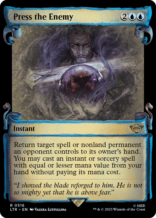 Press the Enemy [The Lord of the Rings: Tales of Middle-Earth Showcase Scrolls] [Foil]