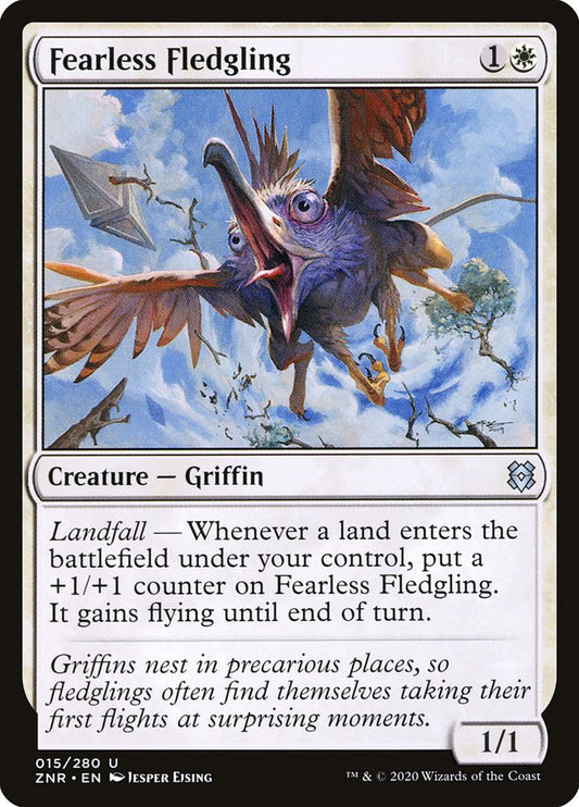 Fearless Fledgling [Zendikar Rising] [Foil]