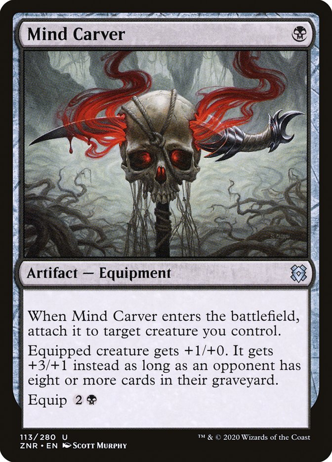 Mind Carver [Zendikar Rising] [Foil]