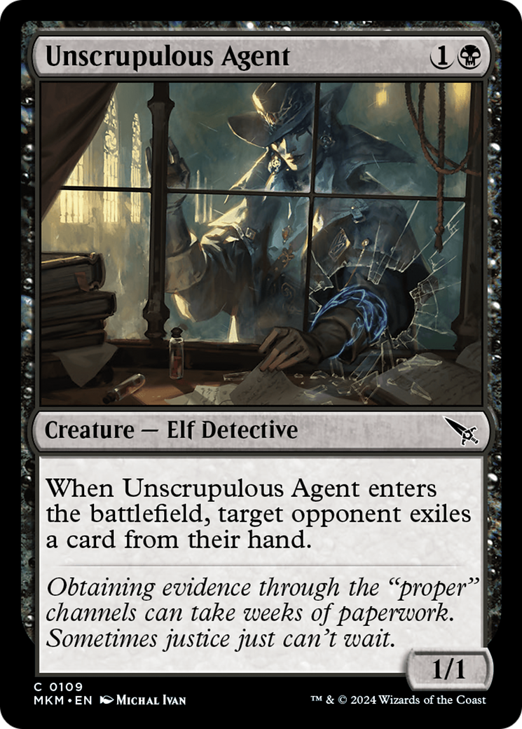 Unscrupulous Agent [Murders at Karlov Manor] [Foil]