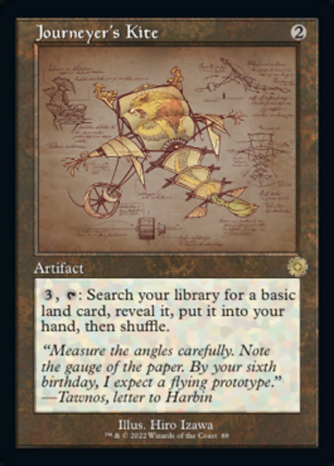 Journeyer's Kite (Retro Schematic) [The Brothers' War Retro Artifacts] [Foil]