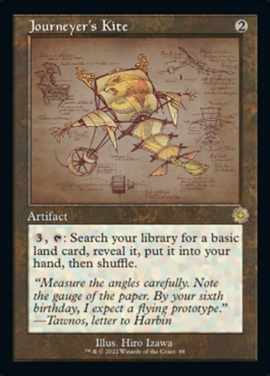 Journeyer's Kite (Retro Schematic) [The Brothers' War Retro Artifacts] [Foil]