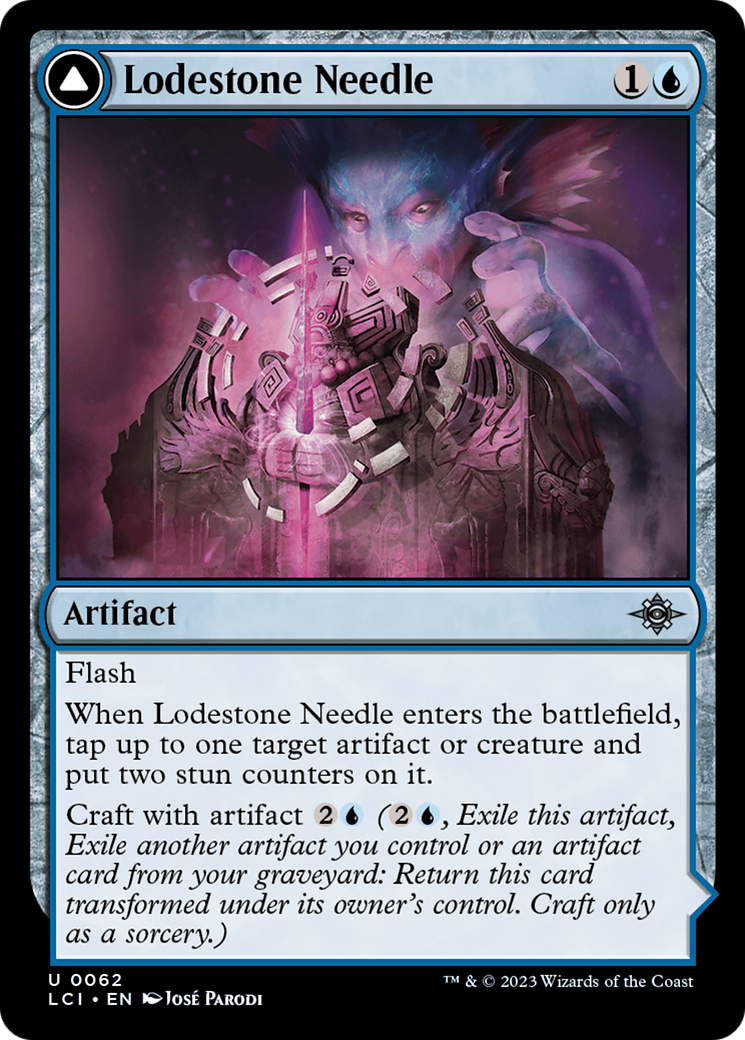 Lodestone Needle // Guidestone Compass [The Lost Caverns of Ixalan] [Foil]