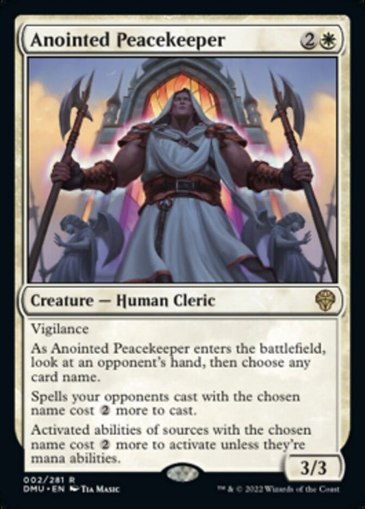 Anointed Peacekeeper [Dominaria United] [Foil]