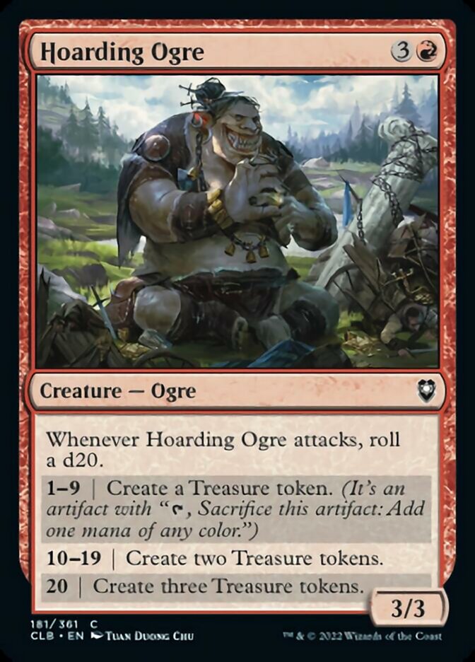 Hoarding Ogre [Commander Legends: Battle for Baldur's Gate] [Foil]