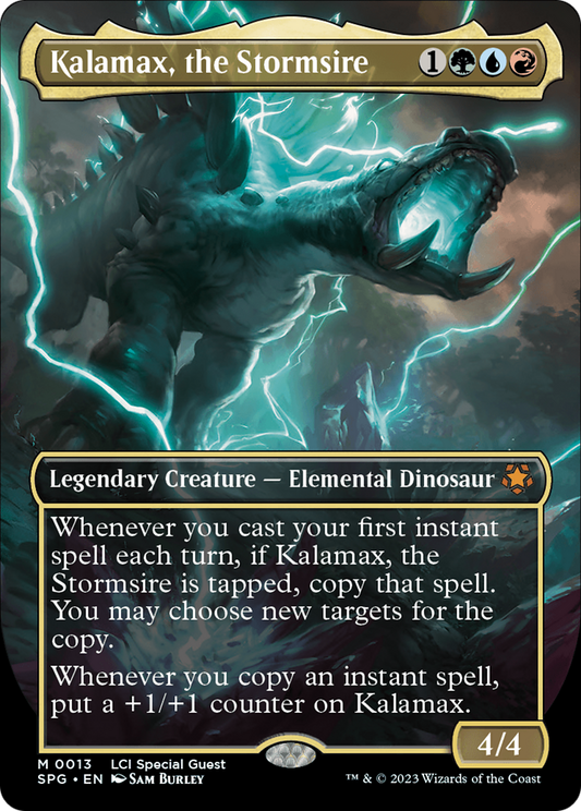 Kalamax, the Stormsire (Borderless) [The Lost Caverns of Ixalan Special Guests] [Foil]