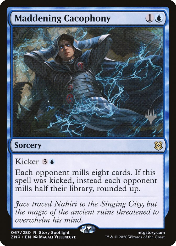 Maddening Cacophony (Promo Pack) [Zendikar Rising Promos] [Foil]