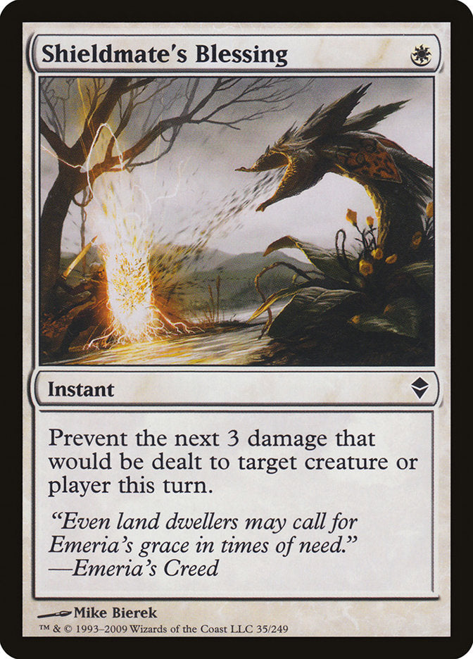 Shieldmate's Blessing [Zendikar] [Foil]