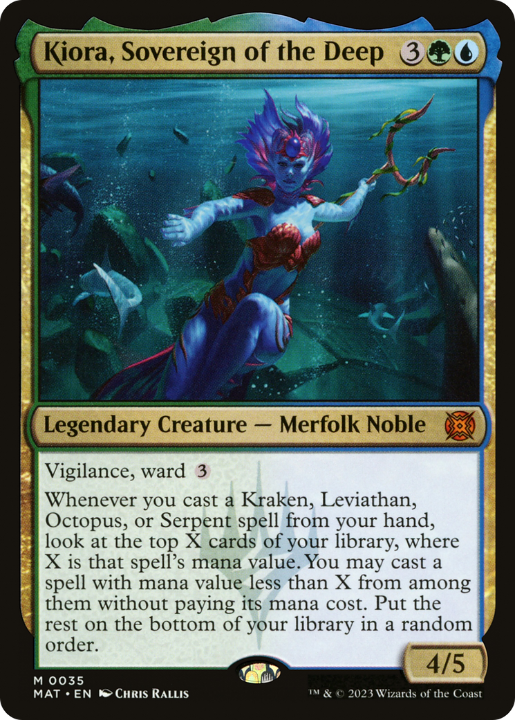 Kiora, Sovereign of the Deep [March of the Machine: The Aftermath] [Foil]