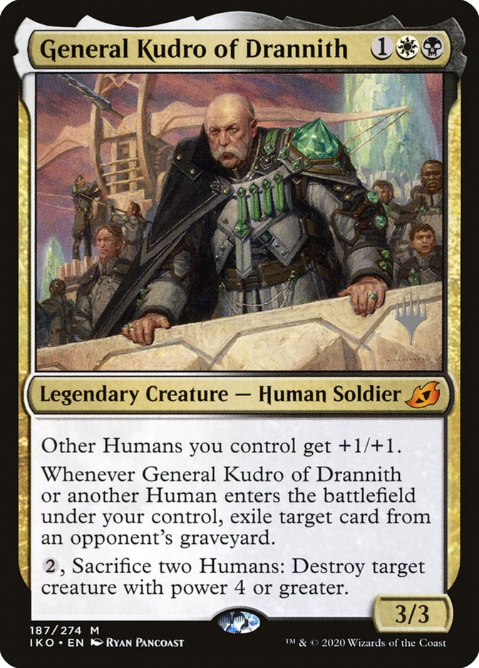 General Kudro of Drannith (Promo Pack) [Ikoria: Lair of Behemoths Promos] [Foil]