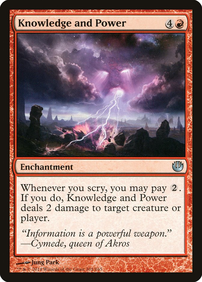 Knowledge and Power [Journey into Nyx] [Foil]