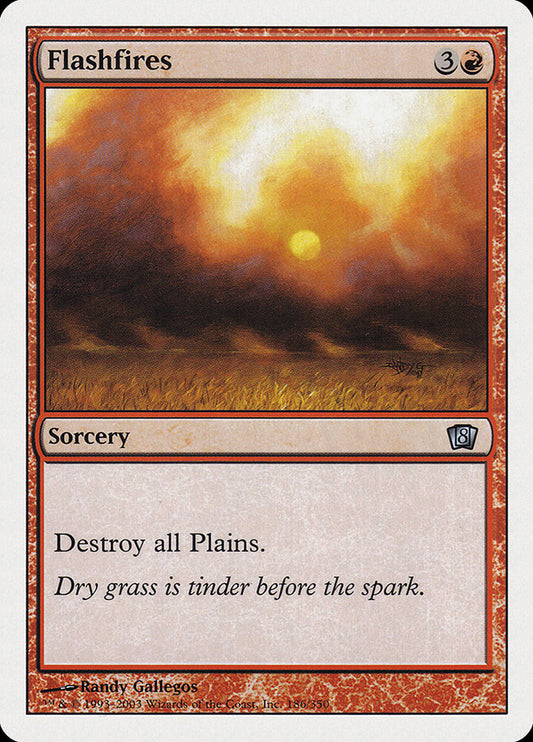 Flashfires [Eighth Edition] [Foil]