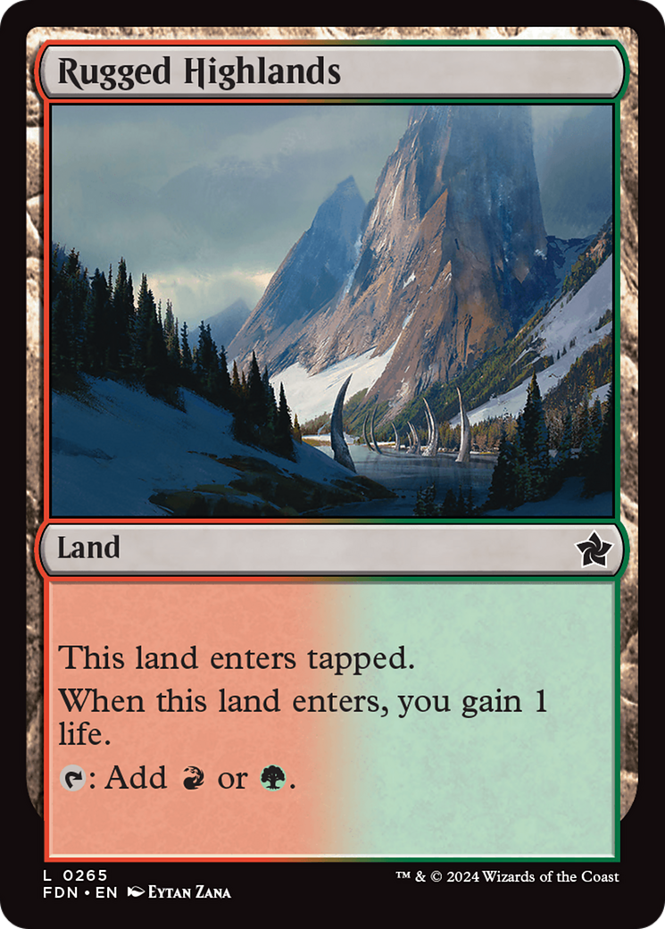 Rugged Highlands [Foundations] [Foil]