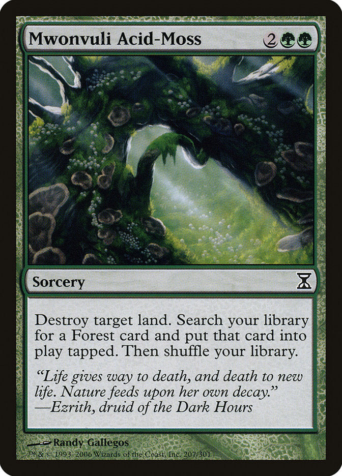 Mwonvuli Acid-Moss [Time Spiral] [Foil]