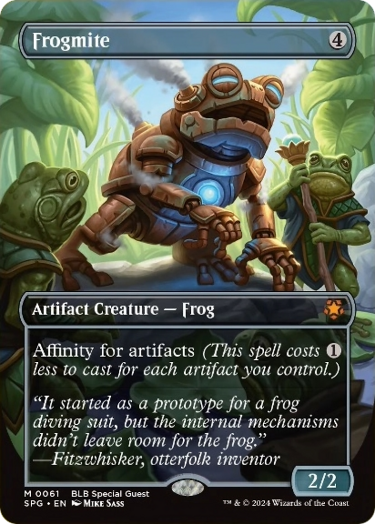 Frogmite (Borderless) [Bloomburrow Special Guests] [Foil]