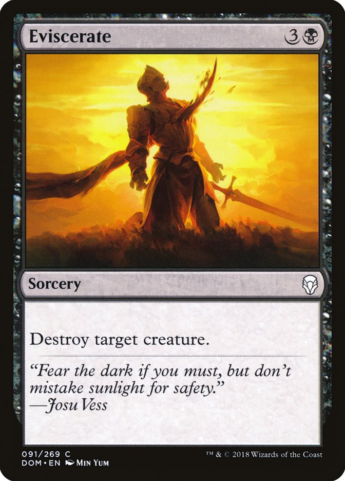 Eviscerate [Dominaria] [Foil]