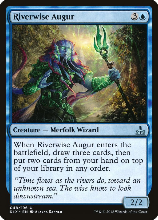 Riverwise Augur [Rivals of Ixalan] [Foil]