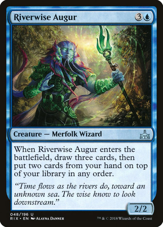 Riverwise Augur [Rivals of Ixalan] [Foil]