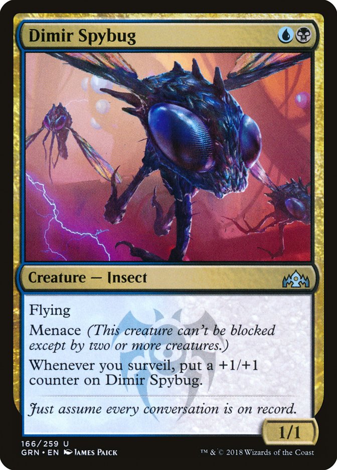 Dimir Spybug [Guilds of Ravnica] [Foil]