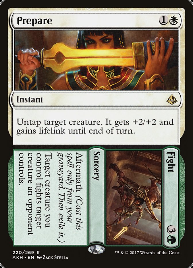 Prepare // Fight [Amonkhet] [Foil]