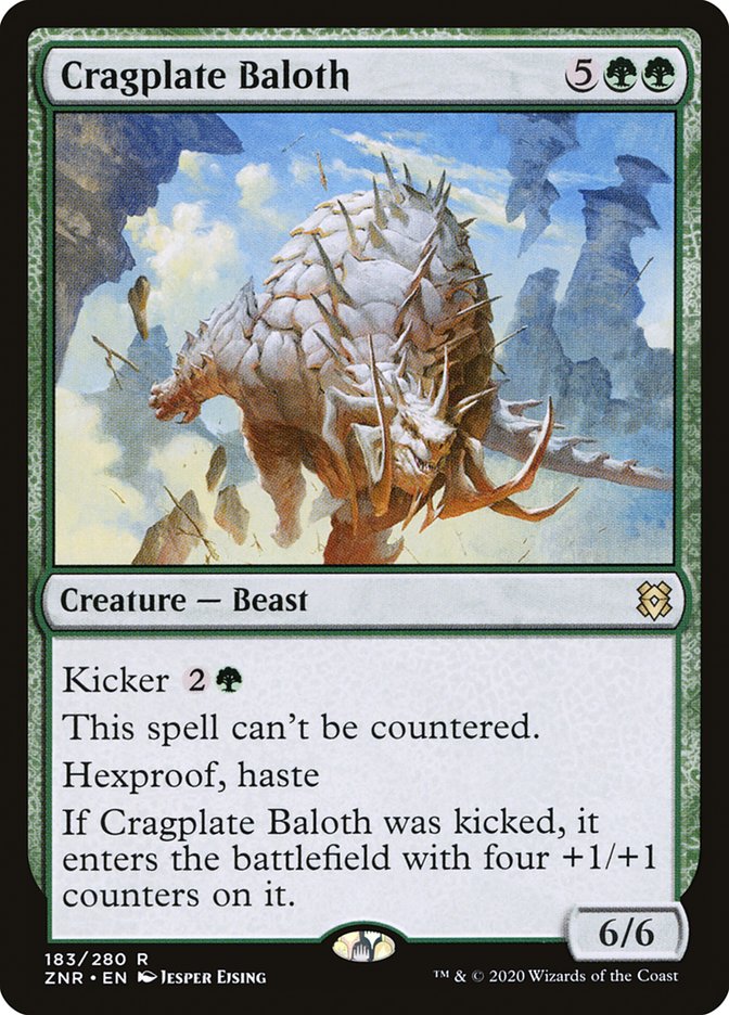 Cragplate Baloth [Zendikar Rising] [Foil]
