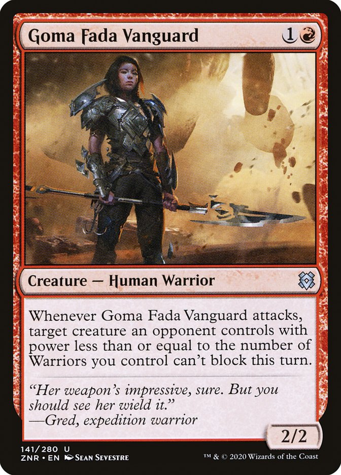 Goma Fada Vanguard [Zendikar Rising] [Foil]