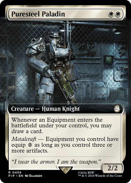 Puresteel Paladin (Extended Art) [Fallout] [Foil]
