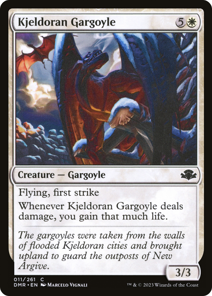 Kjeldoran Gargoyle [Dominaria Remastered] [Foil]