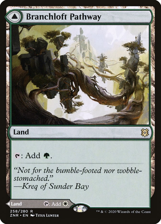 Branchloft Pathway // Boulderloft Pathway [Zendikar Rising] [Foil]