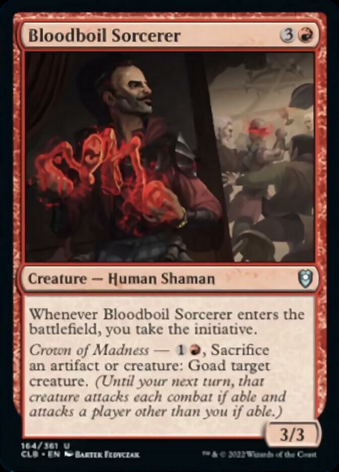 Bloodboil Sorcerer [Commander Legends: Battle for Baldur's Gate] [Foil]