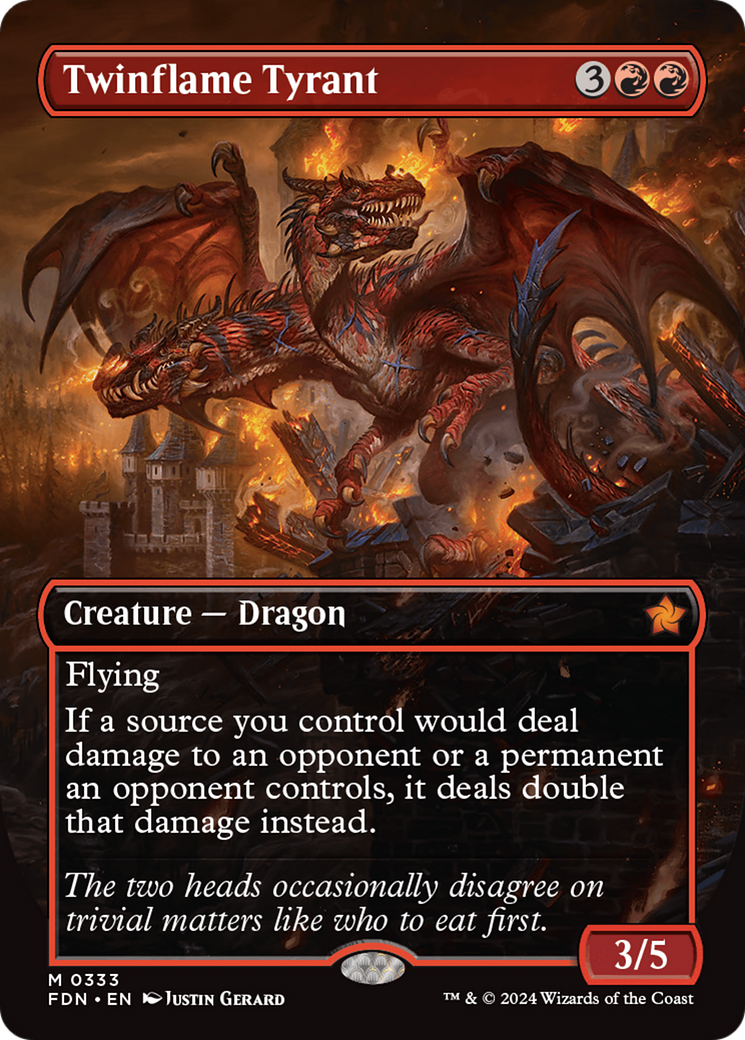 Twinflame Tyrant (Borderless) [Foundations] [Foil]