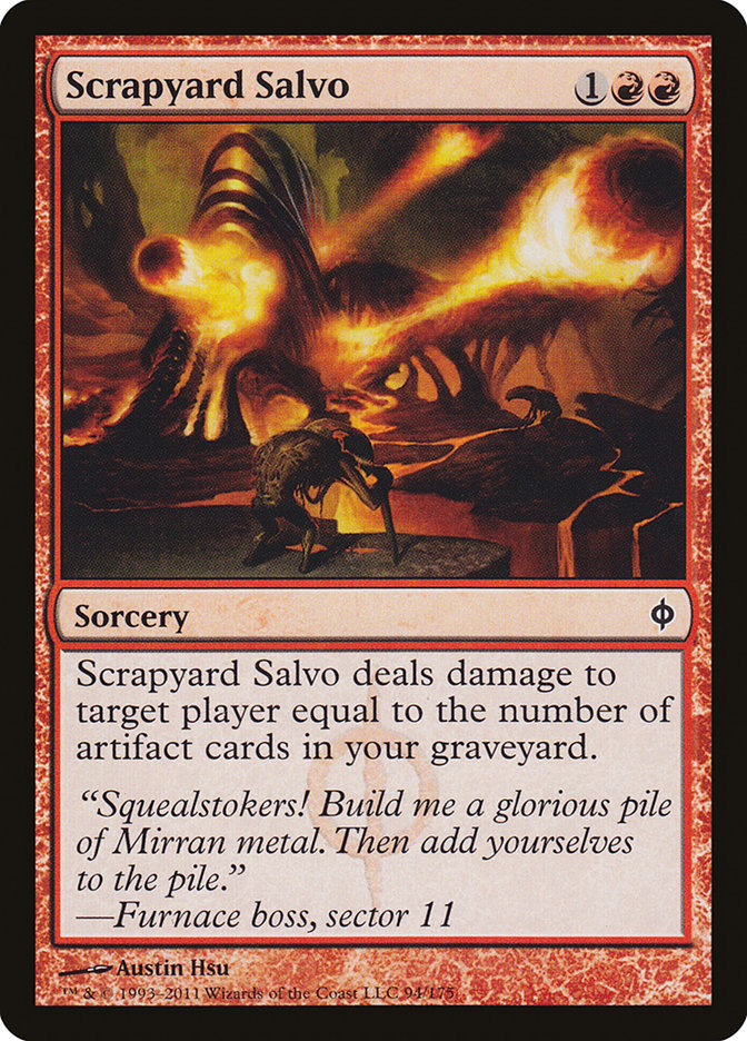 Scrapyard Salvo [New Phyrexia] [Foil]